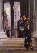 James Jacques Joseph Tissot London Visitors painting